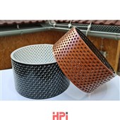 HPI Pás proti ptákům hliníkový šířka 50mm oboustranně barvený hliník červená/hnědá